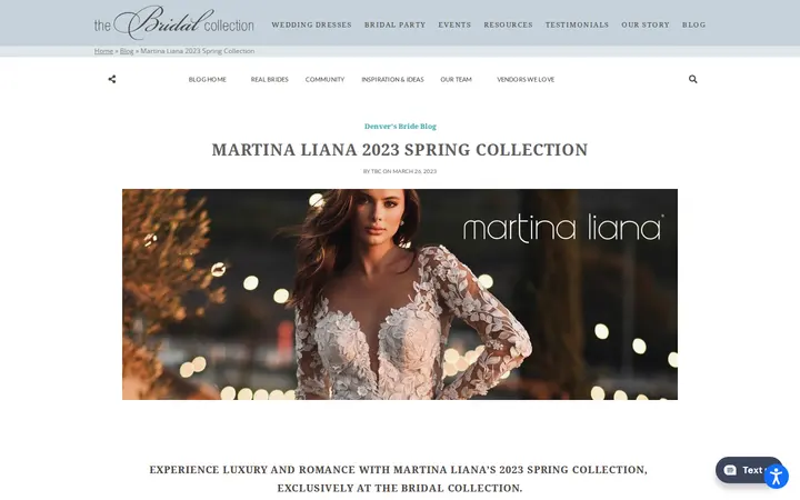 /martina-liana-2023-spring-collection — The Bridal Collection