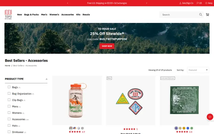/collections/best-sellers-accessories — Topo Designs Flagship Store