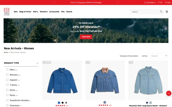 /collections/new-arrivals-women — Topo Designs Flagship Store
