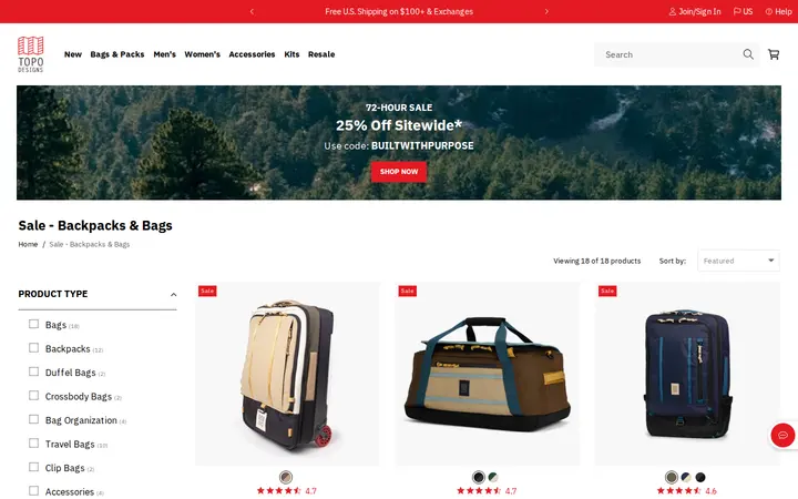 /collections/sale-bags-accessories — Topo Designs Flagship Store