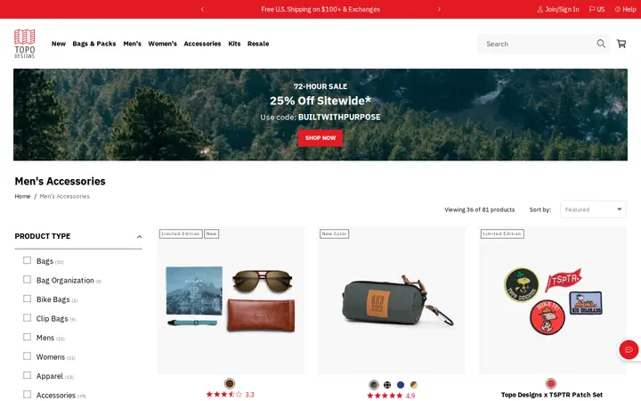 /collections/mens-accessories — Topo Designs Flagship Store