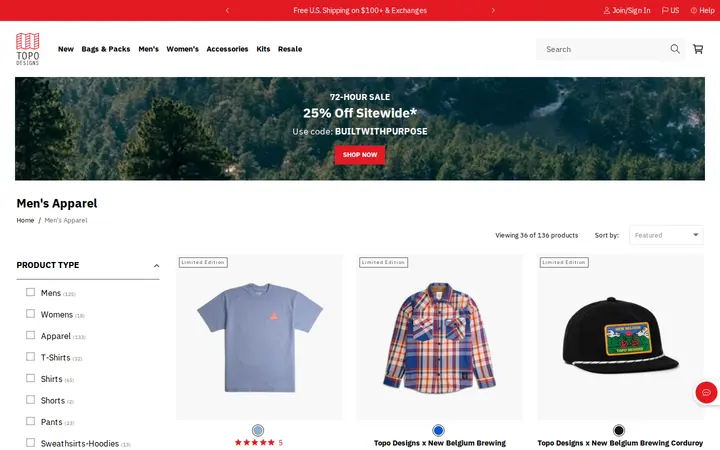 /collections/mens-apparel — Topo Designs Flagship Store
