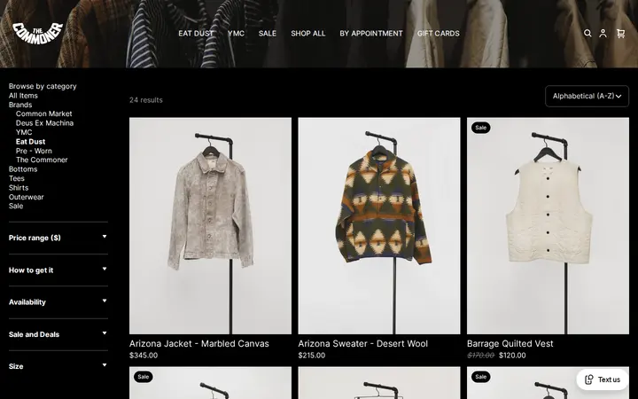 /shop/eat-dust/BTRVFEG7W5JDC3KKLAVGQXII — The Commoner