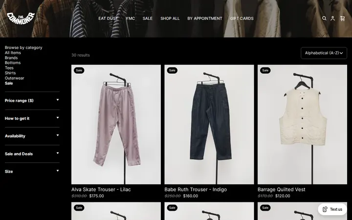/shop/sale/3ZOL73TPZ2QXDF6NR2THB5HX — The Commoner