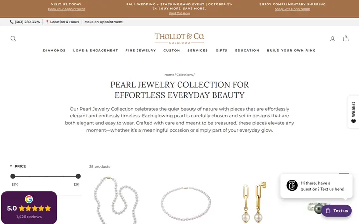 /collections/pearl-collection — Thollot & Co. Jewelers