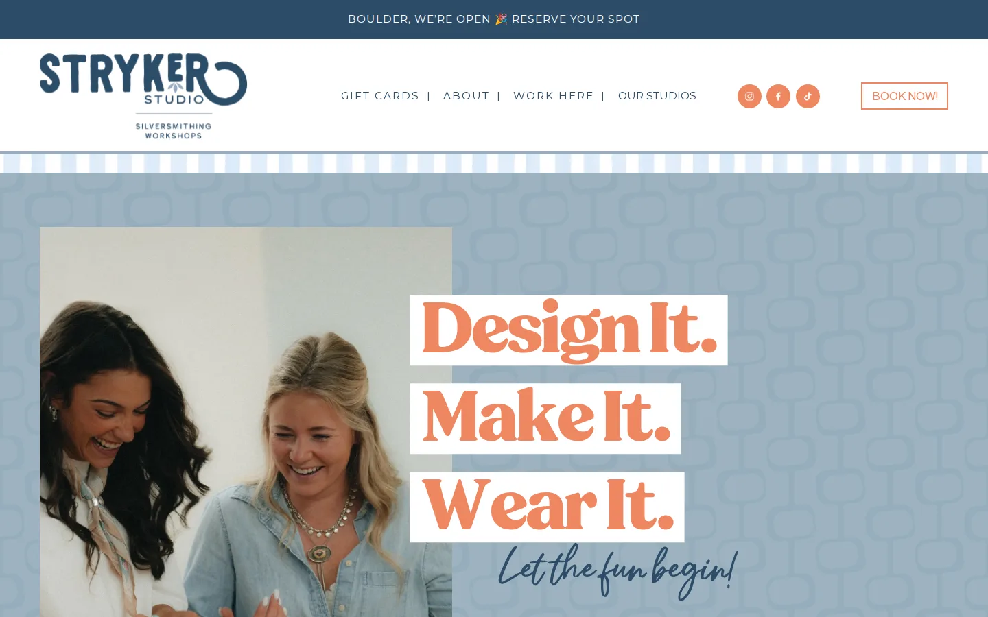 Captured website of Stryker Studio | DENVER
