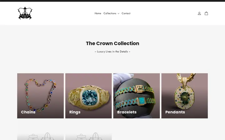 Website of The Crown Collection
