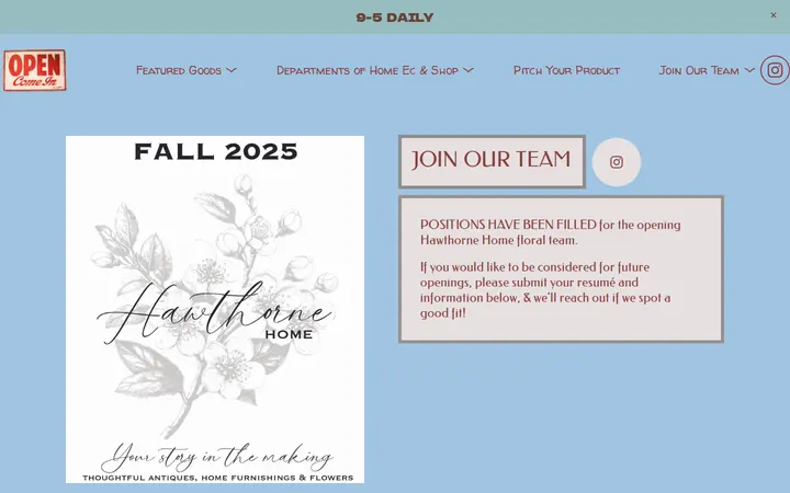 /join-hawthorne-floral — Trunk Show