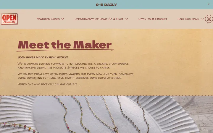 /meet-the-maker — Trunk Show