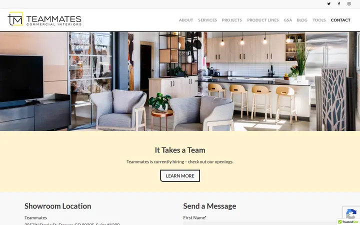 /contact — Teammates Commercial Interiors