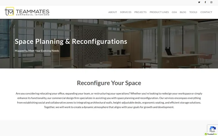 /services/space-planning-reconfigurations — Teammates Commercial Interiors