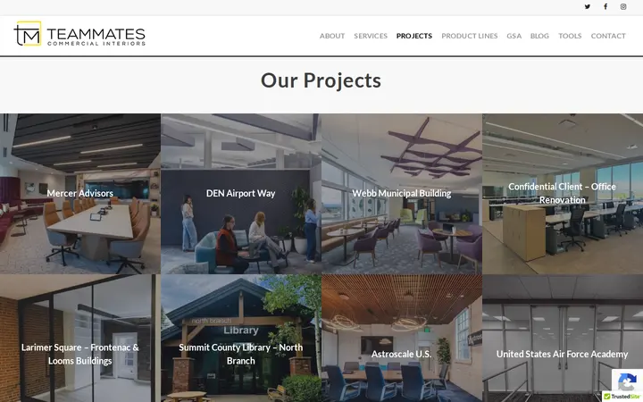 /projects — Teammates Commercial Interiors