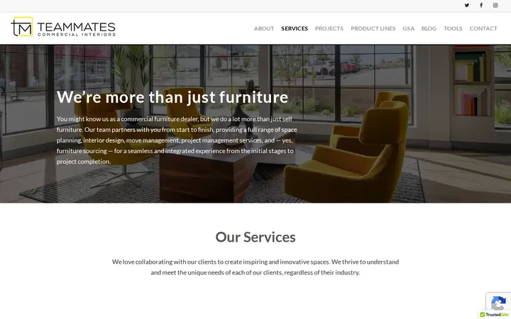 /services — Teammates Commercial Interiors
