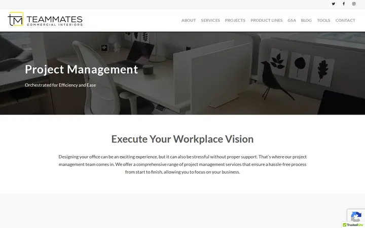 /services/project-management — Teammates Commercial Interiors