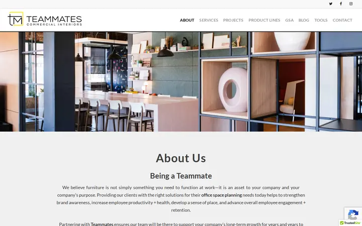 /about — Teammates Commercial Interiors