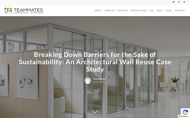 /architectural-wall-reuse-case-study — Teammates Commercial Interiors
