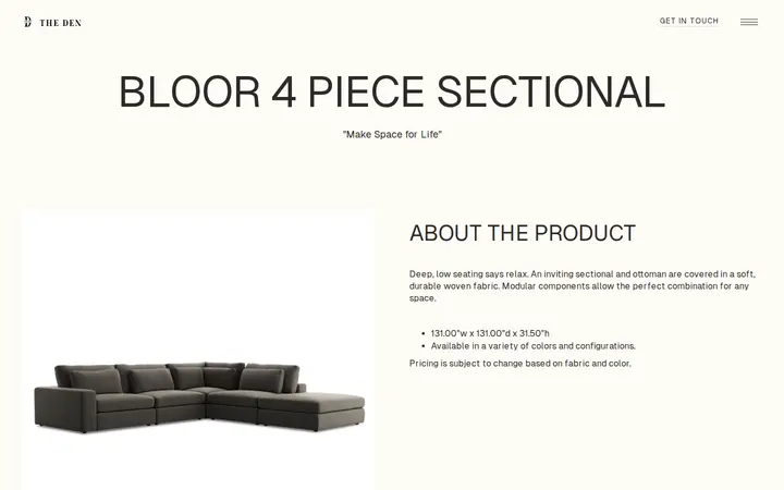 Website of The Den - Cherry Creek