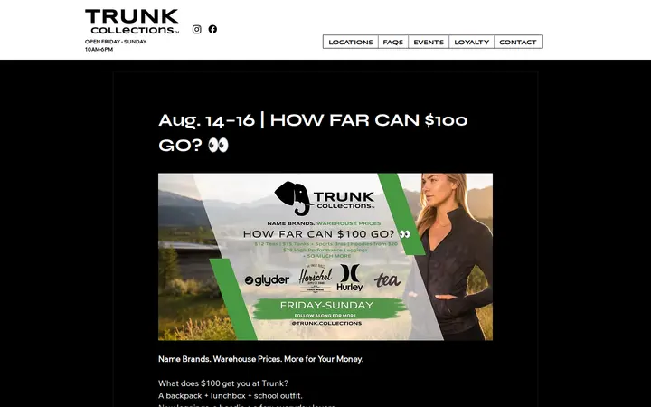 /eventsaug-14-16-how-far-can-100-go — Trunk Collections