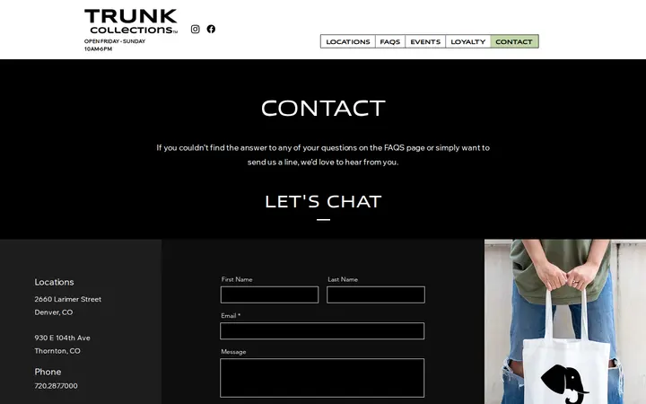 /contact — Trunk Collections