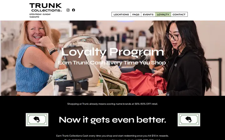 /trunkcash — Trunk Collections