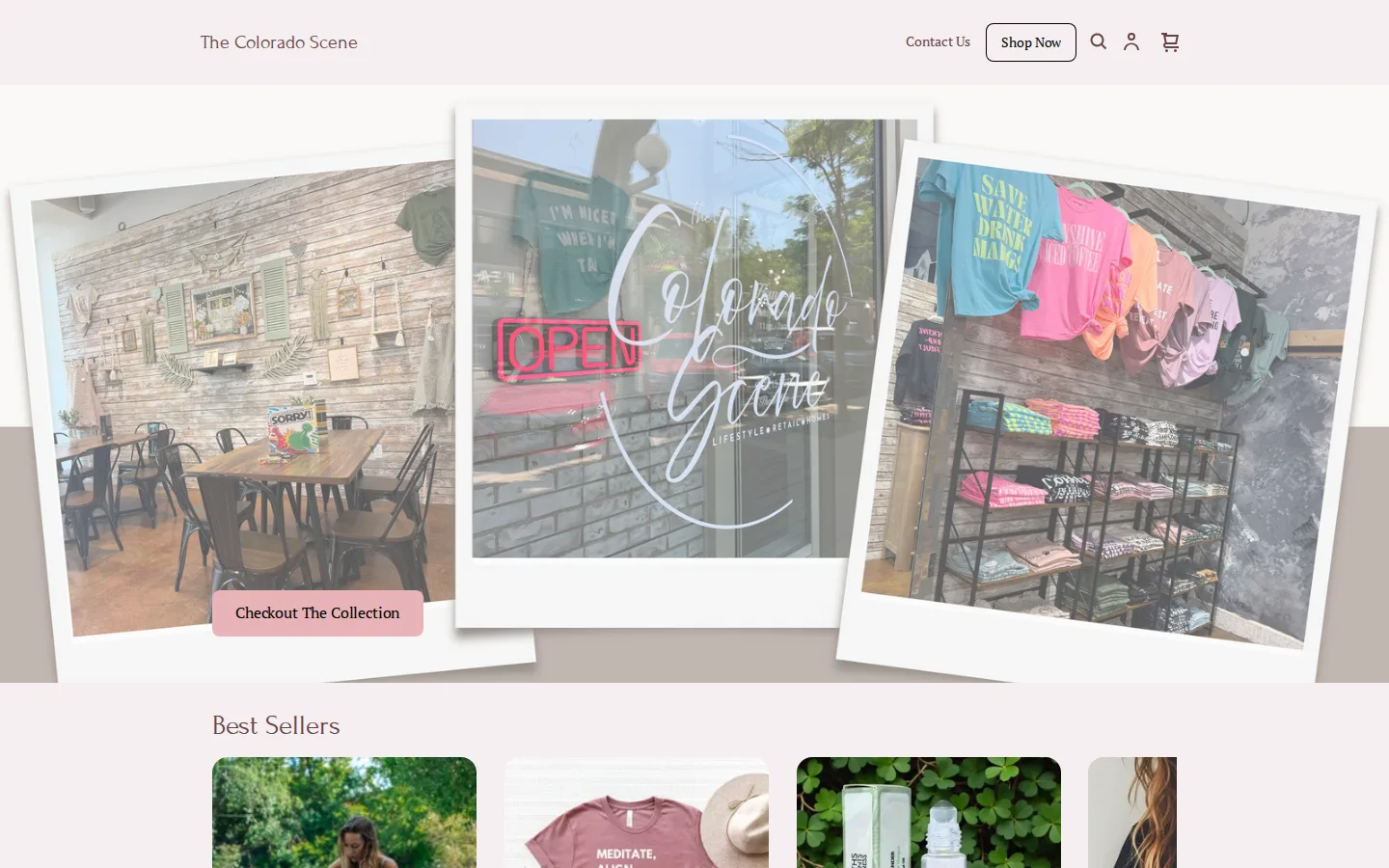 Captured website of The Colorado Scene