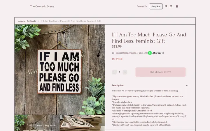 /product/if-i-am-too-much-please-go-and-find-less-feminist-gift/BAXBS5YQ4NXUNRZRHRKA7O3L — The Colorado Scene