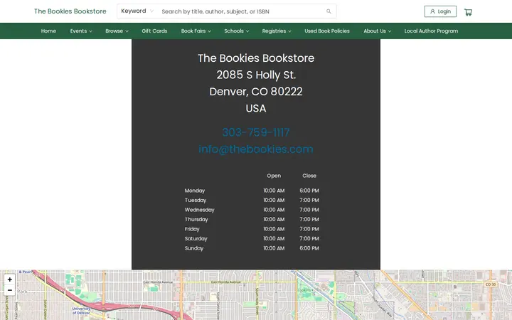 /contact-hours — The Bookies Bookstore