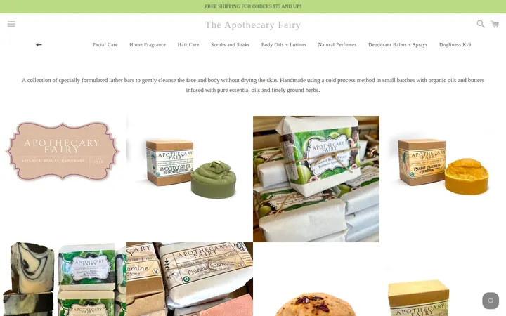 /collections/lather-bars — Apothecary Fairy
