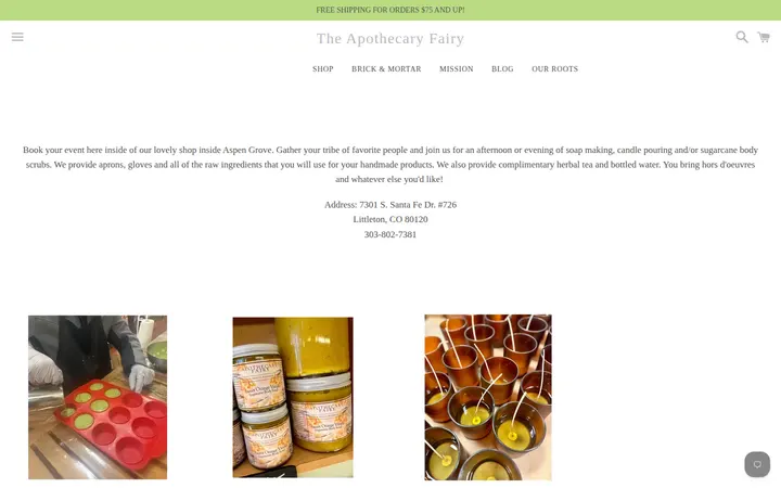 /collections/af-workshops-parties-events — Apothecary Fairy