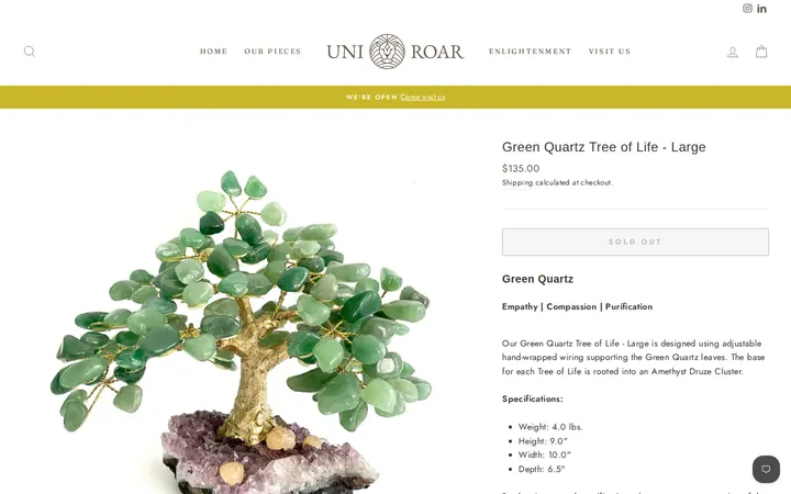 /collections/tree-of-life/products/green-quartz-tree-of-life-large — Uni-Roar