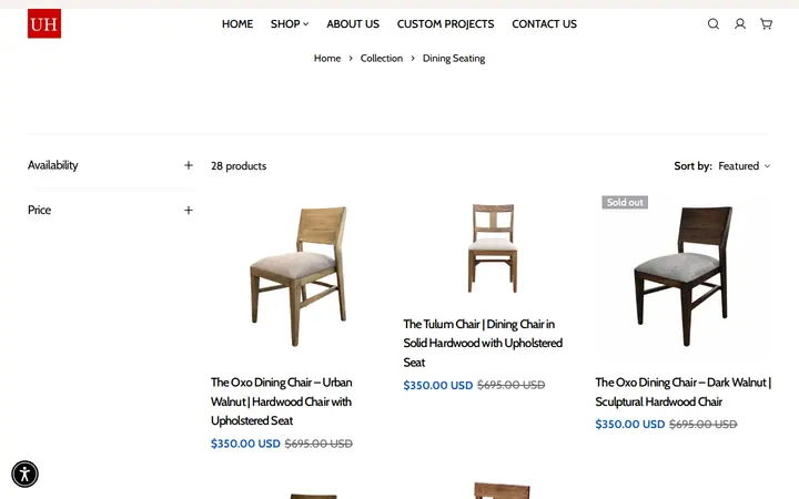 /collections/dining-seating — Urban Hardwood Furniture