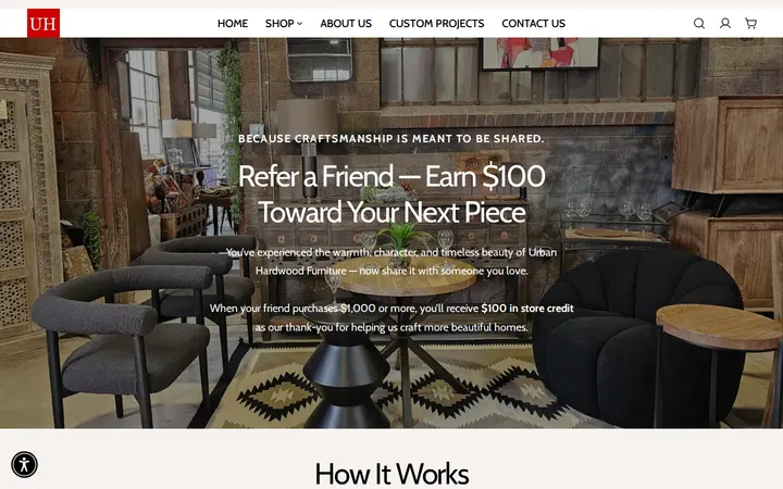 /pages/refer-a-friend — Urban Hardwood Furniture