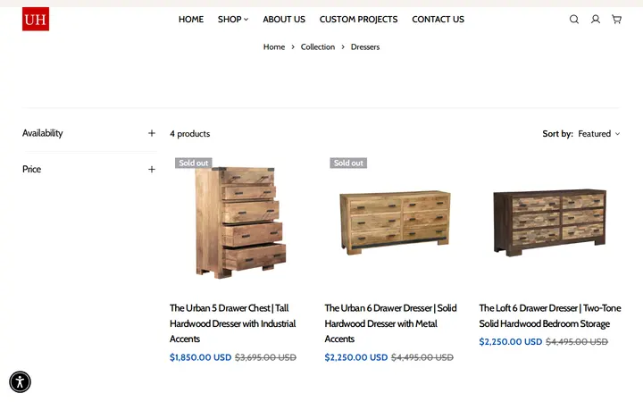 /collections/dressers — Urban Hardwood Furniture