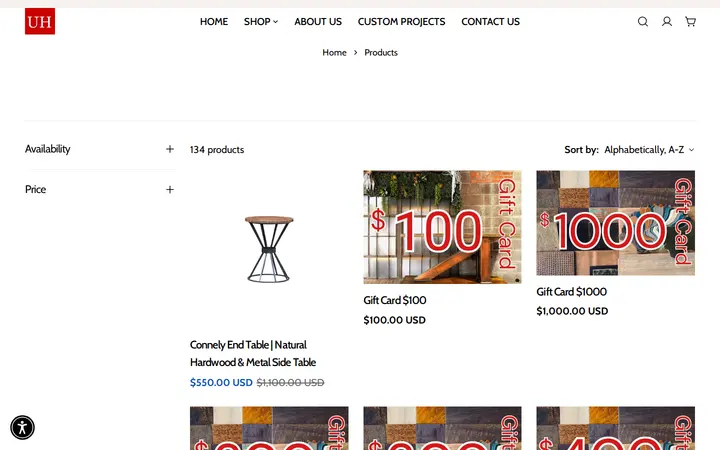 /collections/all — Urban Hardwood Furniture