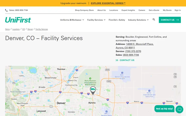 /locations/co/denver/facility-services — UniFirst Uniform Services - Denver