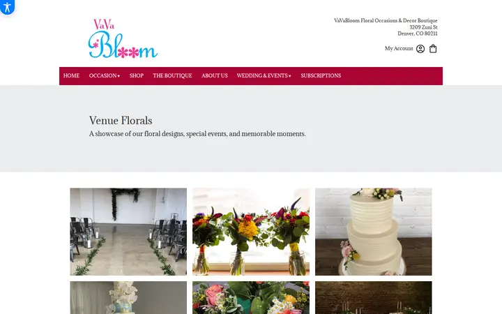 /gallery/venue-florals — VaVaBloom Floral Occasions & Decor Boutique