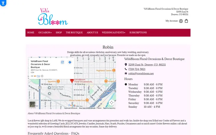 /about-us — VaVaBloom Floral Occasions & Decor Boutique
