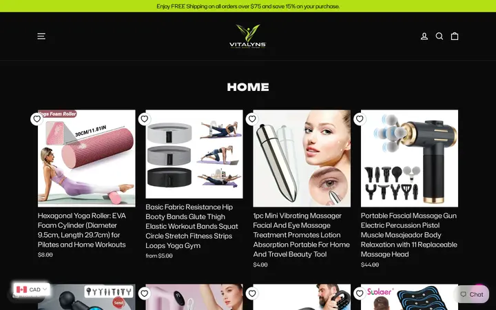 /collections/home — Vitalyns