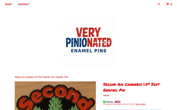 /product/second-aid-cannabis-15-soft-enamel-pin — Very Pinionated