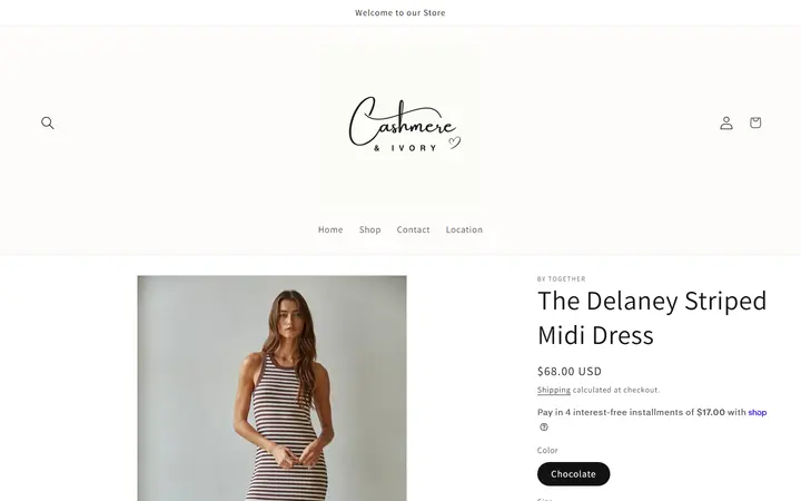 /products/l9686-knit-cotton-spandex-striped-ribbed-sleeveless-midi — Cashmere & Ivory Women's Boutique