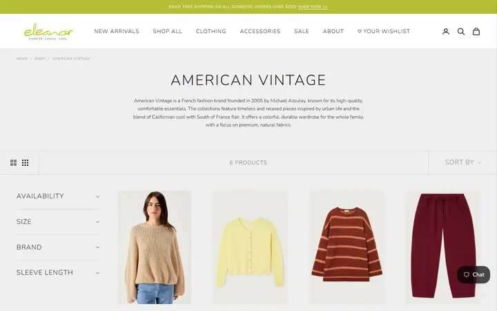 /collections/american-vintage — Eleanor