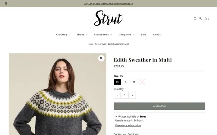 /collections/new-arrivals/products/edith-sweather-in-multi — Strut Boutique