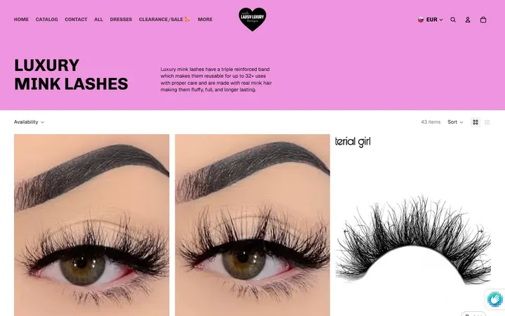 /collections/luxury-mink-lashes — Estilo lausiv luxury boutique