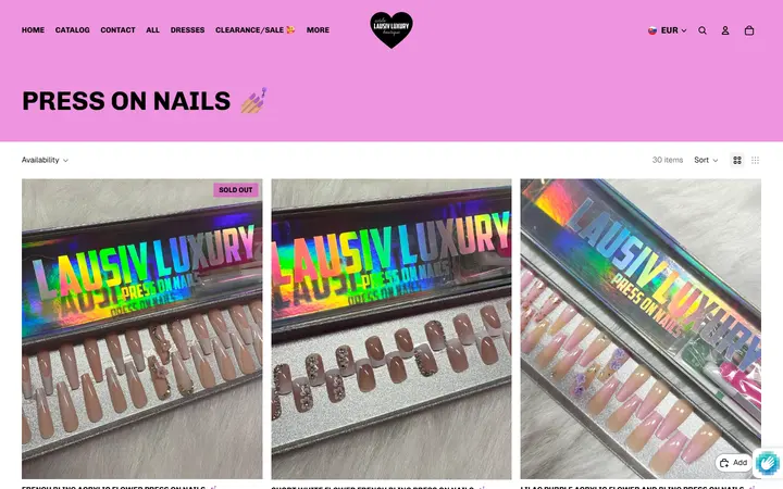 /collections/press-on-nails-%F0%9F%92%85%F0%9F%8F%BC — Estilo lausiv luxury boutique
