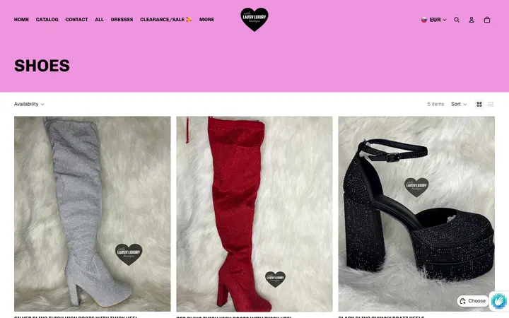 /collections/shoes — Estilo lausiv luxury boutique