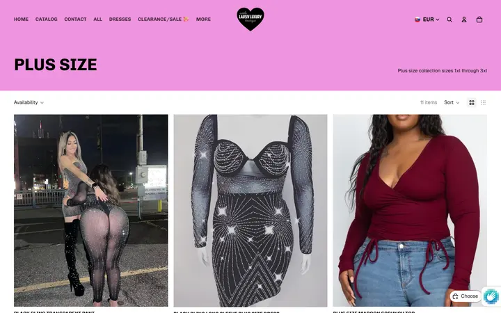 /collections/plus-size — Estilo lausiv luxury boutique