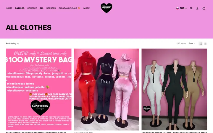 /collections/all — Estilo lausiv luxury boutique