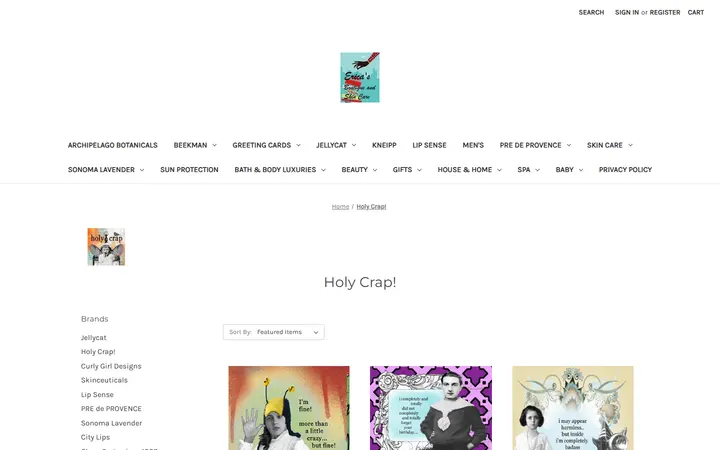 /brands/Holy-Crap%21.html — Erica's Boutique and Skin Care