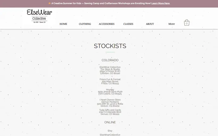 /stockists — ElseWear Collective