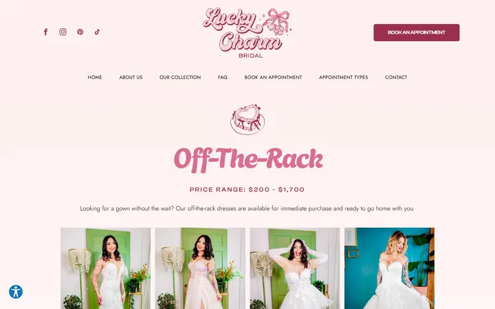 /off-the-rack-gowns — Lucky Charm Bridal